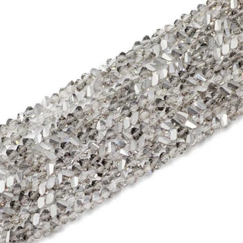 Kristallglas-Abstandshalter für selbstgemachte Schmuckherstellung, Armbänder und Halsketten, 4 mm/6 mm/8 mm, 90 Stück Kristallglas-Abstandshalter für selbstgemachte Schmuckherstellung, Armbänder und Halsketten, 4 mm/6 mm/8 mm, 90 Stück von Generisch