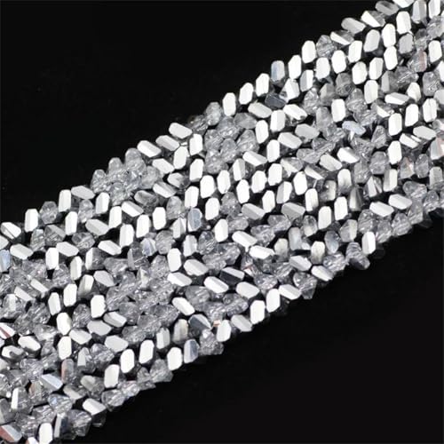 Kristallglas-Abstandshalter für selbstgemachte Schmuckherstellung, Armbänder und Halsketten, 4 mm/6 mm/8 mm, 90 Stück Kristallglas-Abstandshalter für selbstgemachte Schmuckherstellung, Armbänder und Halsketten, 4 mm/6 mm/8 mm, 90 Stück von Generisch