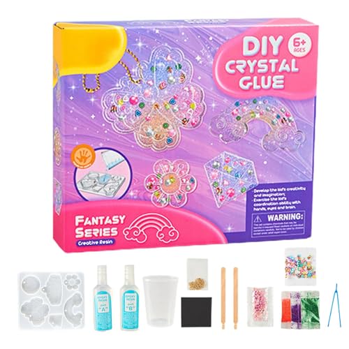Kristallkleber Kit, Kristallklebermalerei,Kristallklebermalerei Kit - Kreative interaktive Spielzeug für Anfänger Mädchen Geburtstag Weihnachten Thanksgiving von Generisch