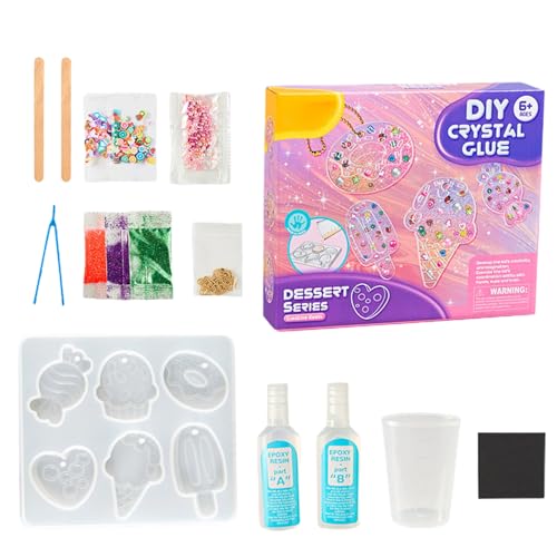 Kristallkleber Kit, Kristallklebermalerei,No-Back-Kristallklebermalerei - Lustiges kreatives Spielzeug für Anfänger Mädchen Bildungshandwerks -Kit Geburtstag Weihnachten Thanksgiving von Generisch
