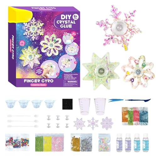 Kristallkleber Kit, Kristallklebermalerei - Handgefertigtes Farbklebermalerei - Lustige kreative pädagogische interaktive Spielzeug für Anfänger Mädchen Geburtstag Weihnachten von Generisch