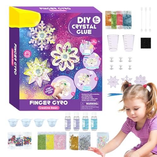 Kristallkleber Kit, Kristallklebermalerei | No-Back-Kristallklebermalerei - Lustige interaktive Spielzeug für Anfänger Bildungskit Mädchen Geburtstag Weihnachten von Generisch