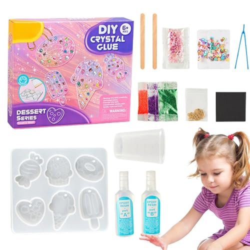 Kristallkleber für Kinder, Kristallkleber Kit - Kristallfarbe Kunsthandwerk,Lustige kreative pädagogische interaktive Spielzeug für Anfänger Mädchen Geburtstag Weihnachten Kristallkleber für Kinder, Kristallkleber Kit - Kristallfarbe Kunsthandwerk,Lustige kreative pädagogische interaktive Spielzeug für Anfänger Mädchen Geburtstag Weihnachten von Generisch