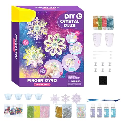 Kristallkleber für Kinder, Kristallkleber Kit | Kristallfarbe Kunsthandwerk - Lustige interaktive Spielzeug für Anfänger Bildungskit Mädchen Geburtstag Weihnachten Kristallkleber für Kinder, Kristallkleber Kit | Kristallfarbe Kunsthandwerk - Lustige interaktive Spielzeug für Anfänger Bildungskit Mädchen Geburtstag Weihnachten von Generisch