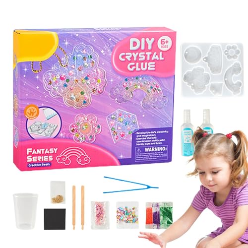 Kristallklebermalerei, Kinderkristallkleber - Kristallklebermalerei Kit,Lustige kreative pädagogische interaktive Spielzeug für Anfänger Mädchen Geburtstag Weihnachten Kristallklebermalerei, Kinderkristallkleber - Kristallklebermalerei Kit,Lustige kreative pädagogische interaktive Spielzeug für Anfänger Mädchen Geburtstag Weihnachten von Generisch