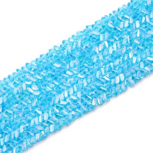 Kristallperlen, 6 mm, 90 Stück, lose Glasperlen für DIY-Schmuck, Armbandherstellung, Zubehör von Generisch