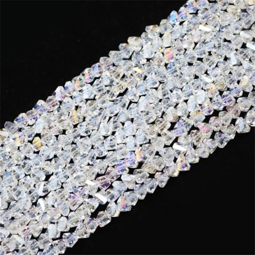 Kristallperlen, 6 mm, 90 Stück, lose Glasperlen für DIY-Schmuck, Armbandherstellung, Zubehör von Generisch