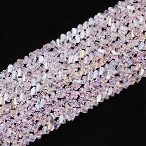Kristallperlen, 6 mm, 90 Stück, lose Glasperlen für DIY-Schmuck, Armbandherstellung, Zubehör von Generisch