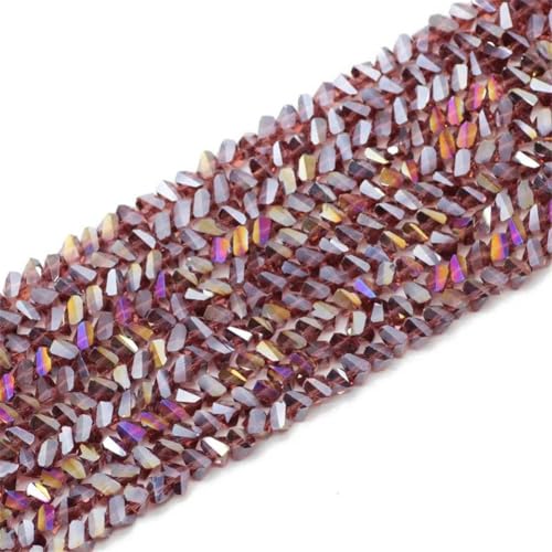 Kristallperlen, 6 mm, 90 Stück, lose Glasperlen für DIY-Schmuck, Armbandherstellung, Zubehör von Generisch