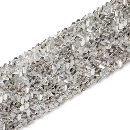 Kristallperlen, 6 mm, 90 Stück, lose Glasperlen für DIY-Schmuck, Armbandherstellung, Zubehör von Generisch