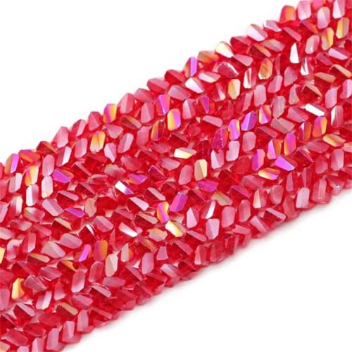 Kristallperlen, 6 mm, 90 Stück, lose Glasperlen für DIY-Schmuck, Armbandherstellung, Zubehör von Generisch