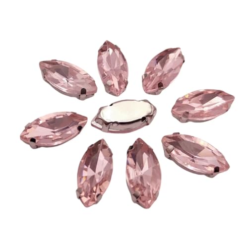 Kristallstrass-Perlen zum Aufnähen, für Stoff, Kleidung, Handwerk, Schmuckherstellung, 3 mm - 8 mm, 50 Stück Kristallstrass-Perlen zum Aufnähen, für Stoff, Kleidung, Handwerk, Schmuckherstellung, 3 mm - 8 mm, 50 Stück von Generisch
