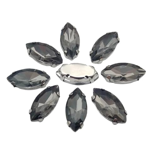 Kristallstrass-Perlen zum Aufnähen, für Stoff, Kleidung, Handwerk, Schmuckherstellung, 3 mm - 8 mm, 50 Stück Kristallstrass-Perlen zum Aufnähen, für Stoff, Kleidung, Handwerk, Schmuckherstellung, 3 mm - 8 mm, 50 Stück von Generisch