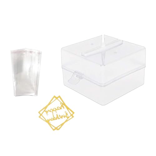 Kuchendekorationskit | Geldkuchen Ausziehen Kit | Kuchen -Dekorations -Kit -Werkzeuge | Beinhaltet 1PCS Clear Clear Food Safe Box - 1PCS Gold Cake Topper, 20 -Taschen Für Geburtstagsfeierk Kuchendekorationskit | Geldkuchen Ausziehen Kit | Kuchen -Dekorations -Kit -Werkzeuge | Beinhaltet 1PCS Clear Clear Food Safe Box - 1PCS Gold Cake Topper, 20 -Taschen Für Geburtstagsfeierk von Generisch