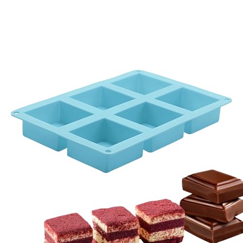 Kuchenform - 6-Fach Silikon Kuchenformen Seifenherstellung,Backzubehör Für Candy Cupcake Seife Dekoration Werkzeuge Kuchenform - 6-Fach Silikon Kuchenformen Seifenherstellung,Backzubehör Für Candy Cupcake Seife Dekoration Werkzeuge von Generisch