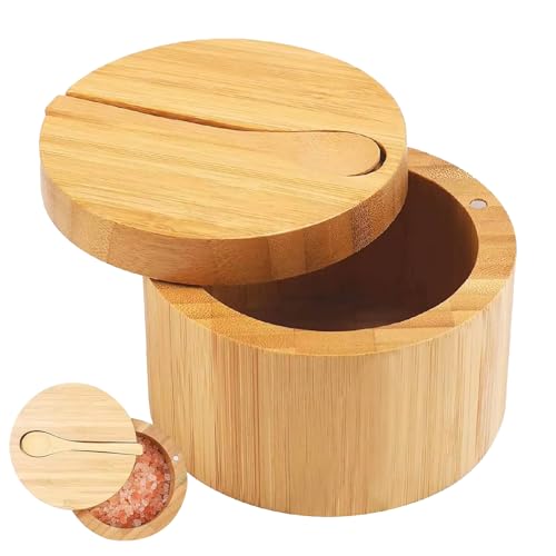 Küchenbehälterhalter, Haushaltsglas mit Löffel, praktische Salzbox für Arbeitsplatte, Herd, Speisekammer, Hauskochen, Gewürzstation, täglichen Gebrauch, Kochzubereitungsbereiche Küchenbehälterhalter, Haushaltsglas mit Löffel, praktische Salzbox für Arbeitsplatte, Herd, Speisekammer, Hauskochen, Gewürzstation, täglichen Gebrauch, Kochzubereitungsbereiche von Generisch