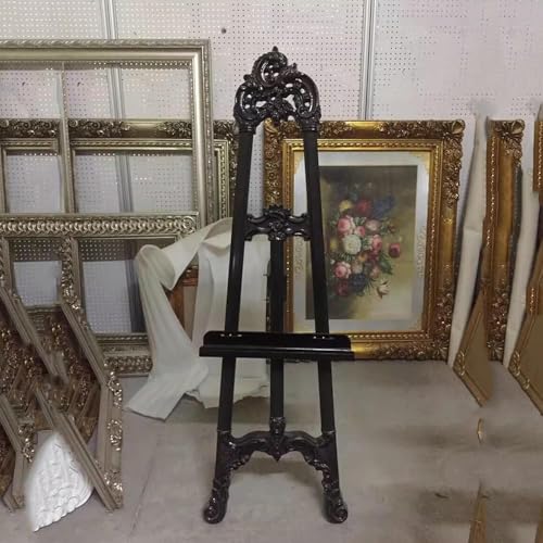 Künstler-Staffelei im antiken französischen Stil, 160 cm Höhe, Gold/Silber, geschnitztes ABS-Display, kunstvolles Design für Malerei, Kunst, Vitrine, Heimdekoration, professionelle Verwendung Künstler-Staffelei im antiken französischen Stil, 160 cm Höhe, Gold/Silber, geschnitztes ABS-Display, kunstvolles Design für Malerei, Kunst, Vitrine, Heimdekoration, professionelle Verwendung von Generisch