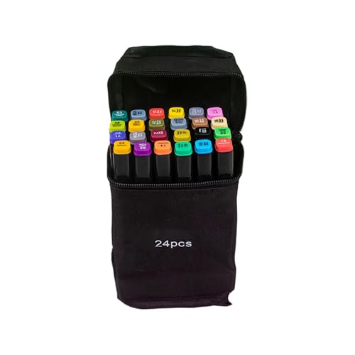 Künstlerisches Filzstifte-Set – Marker zum Skizzieren | Fineliner und Pinsel, Permanente Zeichenmarker, Fineliner und Pinsel, Marker mit Etui Künstlerisches Filzstifte-Set – Marker zum Skizzieren | Fineliner und Pinsel, Permanente Zeichenmarker, Fineliner und Pinsel, Marker mit Etui von Generisch