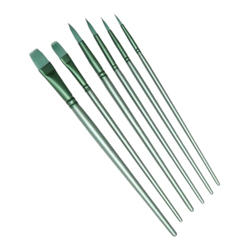 Künstlerpinsel-Set, 6 Pinsel-Set, Pinsel für Acrylmalerei, einfach zu bedienende Zeichenkunstwerkzeuge, Compacr-Pinsel und Zubehör für Gouache-Tinte, Notizbuch, Sammelalbum, Rock-Karte Künstlerpinsel-Set, 6 Pinsel-Set, Pinsel für Acrylmalerei, einfach zu bedienende Zeichenkunstwerkzeuge, Compacr-Pinsel und Zubehör für Gouache-Tinte, Notizbuch, Sammelalbum, Rock-Karte von Generisch
