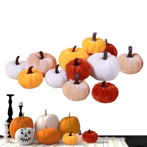 Künstliche Kürbisse zum Erntedankfest – rustikale Herbst-Kürbisse, Partyrequisiten, Herbst-Tischdekoration, Zubehör für Fotografie, Zuhause, Ernte, Halloween, Thanksgiving Künstliche Kürbisse zum Erntedankfest – rustikale Herbst-Kürbisse, Partyrequisiten, Herbst-Tischdekoration, Zubehör für Fotografie, Zuhause, Ernte, Halloween, Thanksgiving von Generisch