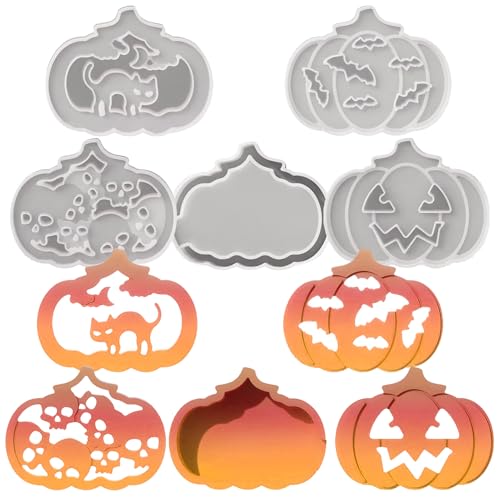Kürbis Cake Pop Form - 5-teilige Ton Gussform Werkzeug | Herbst Gießform Für Seife Kerze Ton Gips Handwerk Halloween Geburtstag Dekoration Kürbis Cake Pop Form - 5-teilige Ton Gussform Werkzeug | Herbst Gießform Für Seife Kerze Ton Gips Handwerk Halloween Geburtstag Dekoration von Generisch