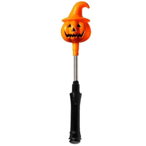 Kürbis Leuchtstab Blinkender Halloween Schüttelndes Spielzeug mit Lichteffekt Leuchtender Kürbisstab für Halloween Requisite für Gespenster leuchtendes Geist (B) von Generisch