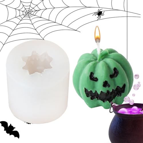 Kürbis Silikonform - Silikon Kürbis Harz Formen Halloween | Bastelbedarf Halloween Dekorationen für Seife Gips Kunstprojekte Herbst Erntedankfest Heimdekoration Party von Generisch