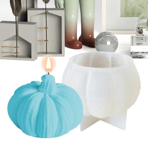 Kürbisharz-Form, Kürbisform, wiederverwendbare Silikon-Kerzenformen, Molld-Set, geeignet für Harzguss, Kerzenherstellung, Halloween-Bastelarbeiten, Herbstdekorationen, Geschenkprojekte Kürbisharz-Form, Kürbisform, wiederverwendbare Silikon-Kerzenformen, Molld-Set, geeignet für Harzguss, Kerzenherstellung, Halloween-Bastelarbeiten, Herbstdekorationen, Geschenkprojekte von Generisch