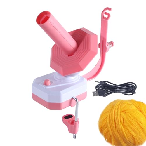 Kugel Wickler für Garn - Verstellbarer Elektrogarn -Kuchen Wickler für Schnur & Faden | Automatisches Wickelwerkzeug zum Stricken, Häkeln, Nähen, tragbarer Handwerksgarn -Organisator Kugel Wickler für Garn - Verstellbarer Elektrogarn -Kuchen Wickler für Schnur & Faden | Automatisches Wickelwerkzeug zum Stricken, Häkeln, Nähen, tragbarer Handwerksgarn -Organisator von Generisch