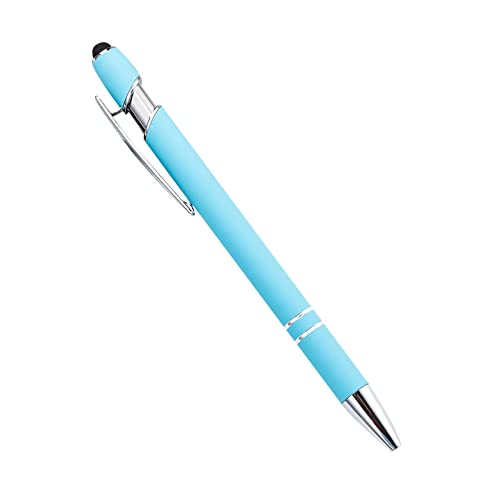 Kugelschreiber Ergonomische Einziehbarer Kulis, 2 in 1 Soft-Touch-Kugelschreiber, Soft-Touch-Druckkugelschreiber, Kollegen Eingabestift Stift für Abschluss, Jubiläum, Büro Haushalt Schulbedarf (D) von Generisch