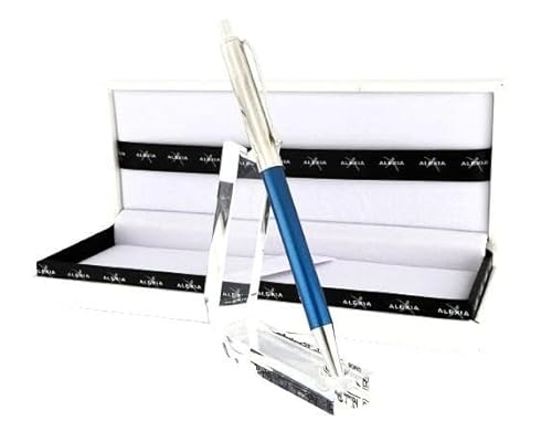 Kugelschreiber aus Silber 925, elegantes Design, Blau und Silber, mit Geschenkbox Kugelschreiber aus Silber 925, elegantes Design, Blau und Silber, mit Geschenkbox von Generisch