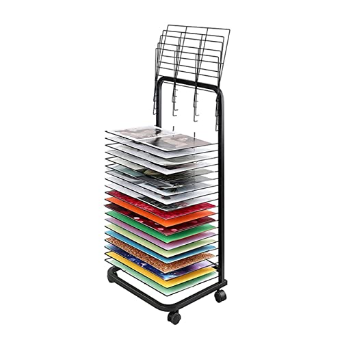 Kunst-Trockenständer, Drahtgeflecht, Ölmaltafel, Staffelei für Kunstschule und Kreativstudio, 30 Ebenen, eine Farbe von Generisch