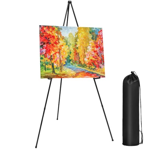 Kunststaffner | 62,99 Zoll Studio Eundesel | Maltehalter | Tragbare Elektrorte Poster -Ständer | Mehrzweck für das Malerei Leinwand, Hochzeitsschilder, Kunst, Schule, Studio von Generisch