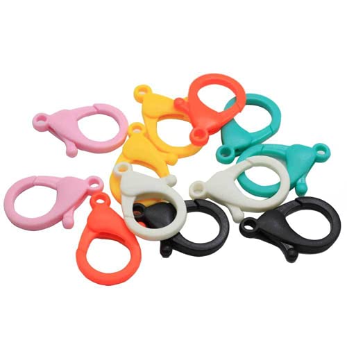 Kunststoff-Karabinerverschlüsse, Haken-Clip, Federhaken-Verschlüsse für DIY-Rucksack, Schlüsselanhänger, Spielzeugherstellung Kunststoff-Karabinerverschlüsse, Haken-Clip, Federhaken-Verschlüsse für DIY-Rucksack, Schlüsselanhänger, Spielzeugherstellung von Generisch