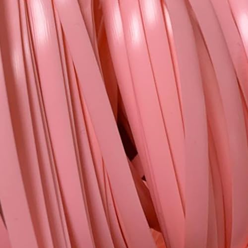 Kunststoff-Rattan-Webmaterial-Reparatur-Set – synthetisches Rattan für Möbelreparatur und Basteln, Farbe: Rosa von Generisch