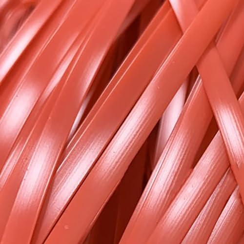 Kunststoff-Rattan-Webmaterial-Reparatur-Set – synthetisches Rattan für Möbelreparatur und Basteln, Farbe: Rot Kunststoff-Rattan-Webmaterial-Reparatur-Set – synthetisches Rattan für Möbelreparatur und Basteln, Farbe: Rot von Generisch
