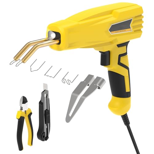 Kunststoff-Schweißer-Set, 100 W, Schweißgerät mit 400 heißen Heftklammern für Auto-Stoßstange und Kajak-Reparatur, unverzichtbare Kunststoff-Reparaturausrüstung und Werkzeuge von Generisch
