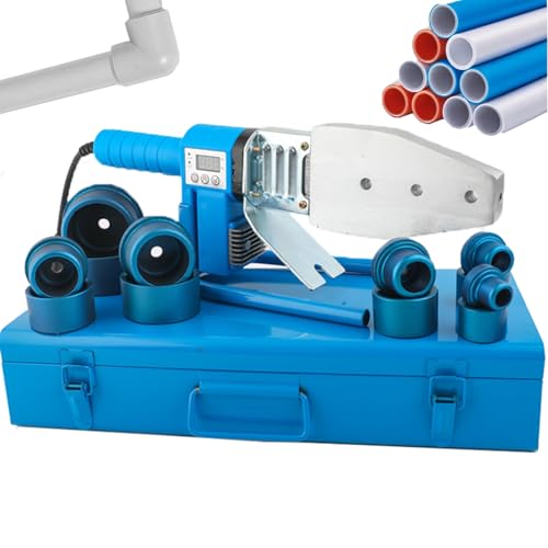 Kunststoffrohr-Schweißgerät, Digitalanzeige, Schmelzschweißgerät für PPR PE PB Rohre, einstellbare Temperatur, Schmelzwerkzeug von Generisch