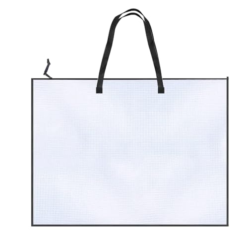 Kunsttasche – Tote | Transparente Dokumententasche | Kunst-Organizer 48 x 64 cm mit Reißverschluss und Griff | Transparente tragbare Tasche für Reisen, Camping, Fotografie, Album, Pos Kunsttasche – Tote | Transparente Dokumententasche | Kunst-Organizer 48 x 64 cm mit Reißverschluss und Griff | Transparente tragbare Tasche für Reisen, Camping, Fotografie, Album, Pos von Generisch