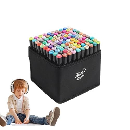 Kunstzeichnungsmarker - Farbmarkierungen | Malbuch Marker Set | Doppel mehrfarbige Skizze Malvorlagen Stifte Strümpfe für Kinder, Buch Eggs Dekorationen | Markierstifte für Kinder Erwachsene Kunstzeichnungsmarker - Farbmarkierungen | Malbuch Marker Set | Doppel mehrfarbige Skizze Malvorlagen Stifte Strümpfe für Kinder, Buch Eggs Dekorationen | Markierstifte für Kinder Erwachsene von Generisch