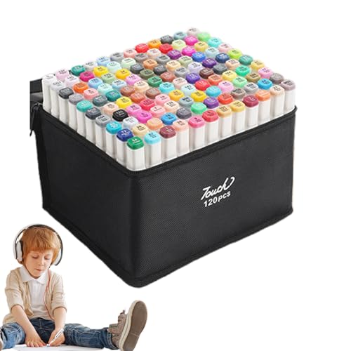Kunstzeichnungsmarker - Farbmarkierungen | Malbuch Marker Set | Doppel mehrfarbige Skizze Malvorlagen Stifte Strümpfe für Kinder, Buch Eggs Dekorationen | Markierstifte für Kinder Erwachsene Kunstzeichnungsmarker - Farbmarkierungen | Malbuch Marker Set | Doppel mehrfarbige Skizze Malvorlagen Stifte Strümpfe für Kinder, Buch Eggs Dekorationen | Markierstifte für Kinder Erwachsene von Generisch