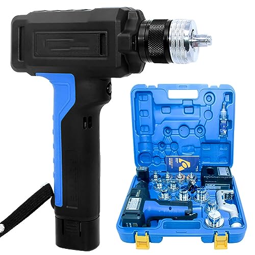Kupferrohr-Expander-Werkzeug-Set mit Fräsern und Entgratungswerkzeug für Klimaanlagen, 3/8 bis 1-5/8 Zoll, automatischer Rohrausweitungsdehner von Generisch