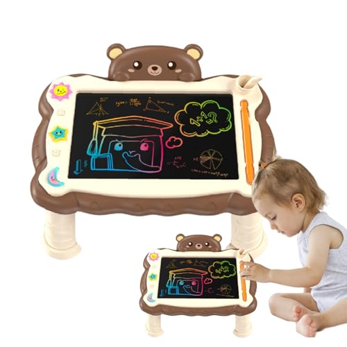 LCD-Zeichentablett, pädagogisches Zeichenbrett mit Ständer, tragbares Schreibtablett, Kunstbedarf für Zuhause, Schule, Reisen von Generisch