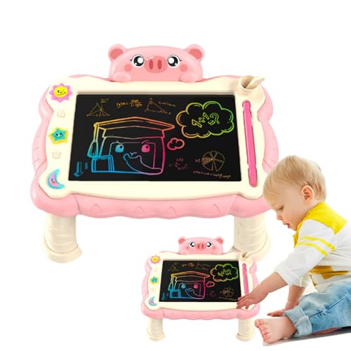 LCD -Zeichnungstablette, Magnetic Doodle Board | Pädagogische magnetische Zeichenbrett mit Stand - Wiederverwendbares Lernwerkzeug, Kunstzubehör für Zuhause, Schule, Reisen von Generisch