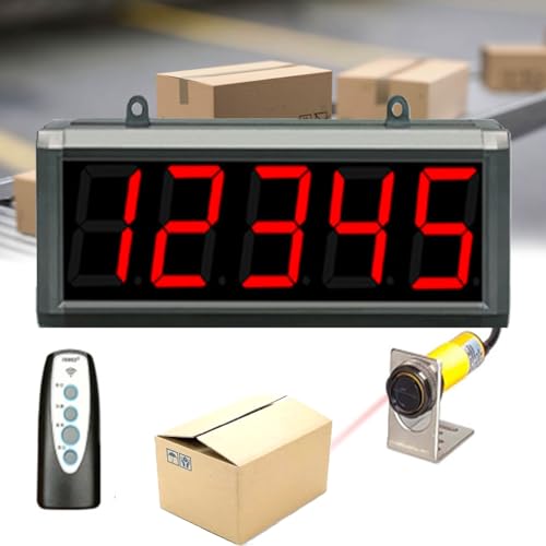 LED Digitaler Zähler mit Speicherfunktion & Fernbedienung, Näherungsschalter Sensor für Fabrikproduktionslinie, Expresslieferung, Schule LED Digitaler Zähler mit Speicherfunktion & Fernbedienung, Näherungsschalter Sensor für Fabrikproduktionslinie, Expresslieferung, Schule von Generisch