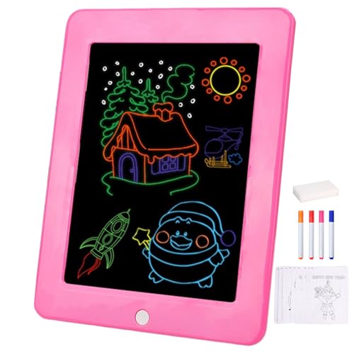 LED Drawing Board for Kids, Transparent Educational LED Board, 9.25x7.28x0.31in Creative Light Up Learning Fun, Ideal Message Sign Presentation Tool for Children, Boys, and Girls LED Drawing Board for Kids, Transparent Educational LED Board, 9.25x7.28x0.31in Creative Light Up Learning Fun, Ideal Message Sign Presentation Tool for Children, Boys, and Girls von Generisch