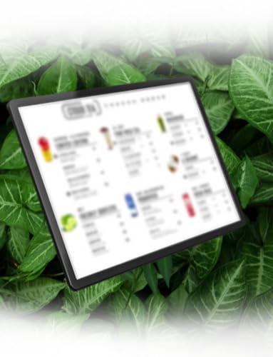 LED-Hintergrundbeleuchteter Menütafelrahmen, wechselbarer Desktop-Werbedisplay zum Zusammenklappen von Theken von Generisch