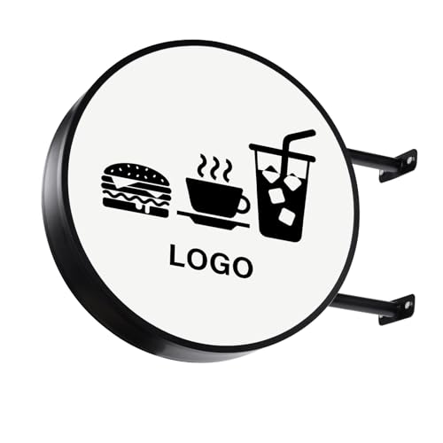 LED Leuchtkasten, LED Lightbox, 50 X 50cm Doppelseitiges Beleuchtetes Werbeschild Wasserdichte Leuchtschild Leuchtreklame Lichtwerbung Für Supermärkte, Schönheitssalons, Nagelstudios von Generisch