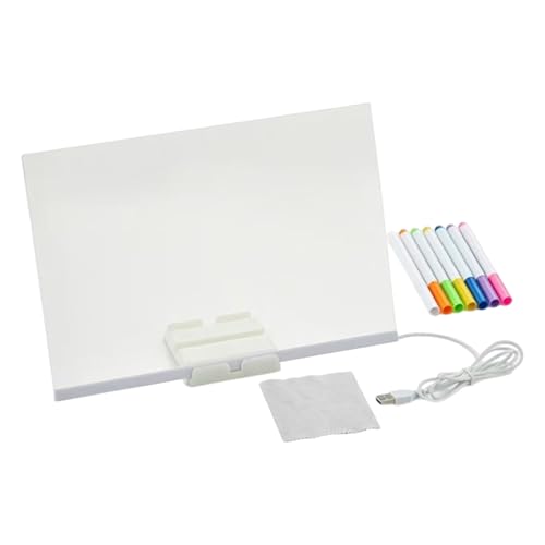 LED Zeichenbrett Für Kinder - Leuchttafel,Wiederbeschreibbare Malvorlage Für Reise Mädchen Kindergarten Zuhause Schule von Generisch