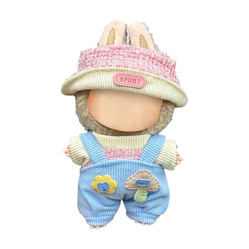 La 17 cm Puppen Kleidung DIY Outfit Set mit Hoodie Anziehzubehör Weich Elastisch Detailreich Plüschtierbekleidung mit Strickmütze Tasche für Sammler Kindergeschenke La 17 cm Puppen Kleidung DIY Outfit Set mit Hoodie Anziehzubehör Weich Elastisch Detailreich Plüschtierbekleidung mit Strickmütze Tasche für Sammler Kindergeschenke von Generisch